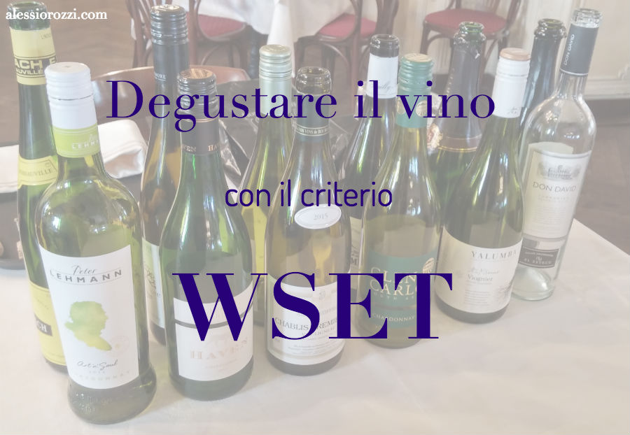 Com’è un seminario di degustazione vino col criterio WSET